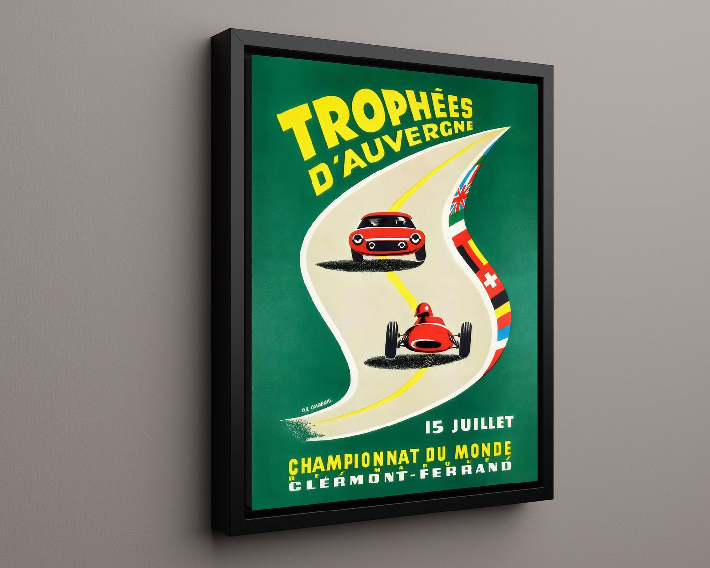 Classic Travel Poster - Auvergne - France