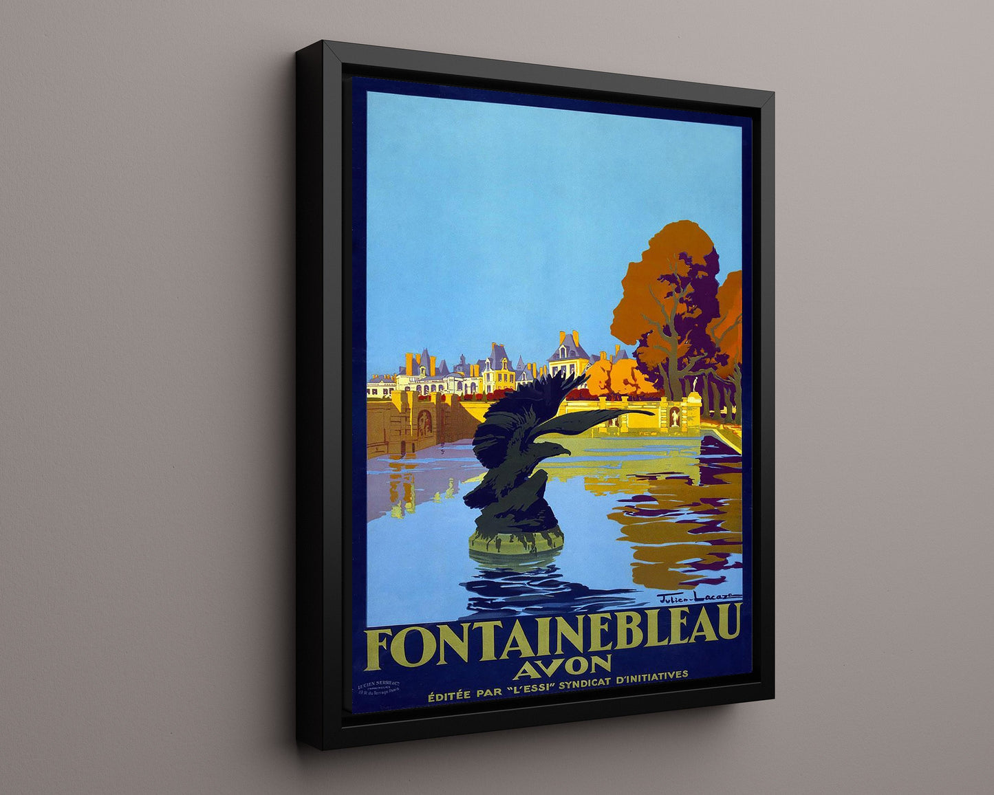 Classic Travel Poster - Avon - Fountainbleau