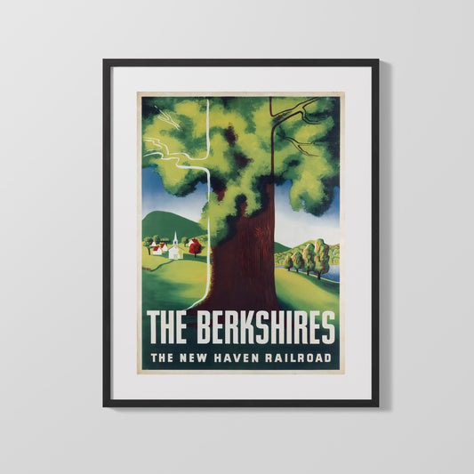 Classic Travel Poster - Berkshires - New Haven Railroad