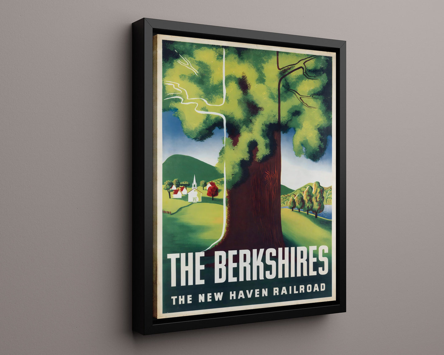Classic Travel Poster - Berkshires - New Haven Railroad
