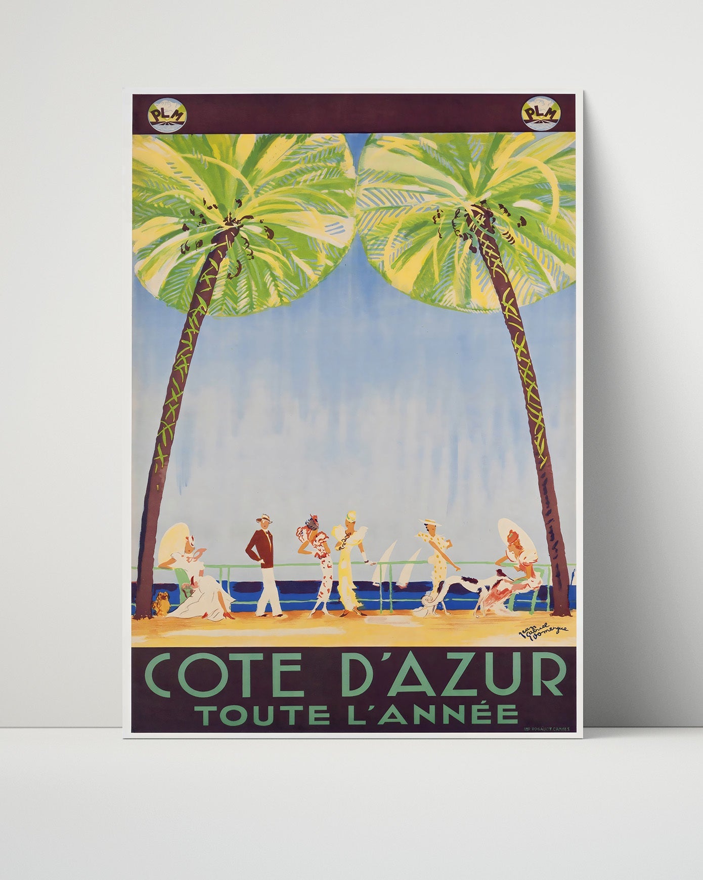 Classic Travel Poster - Berlin - Brandenburg Gate