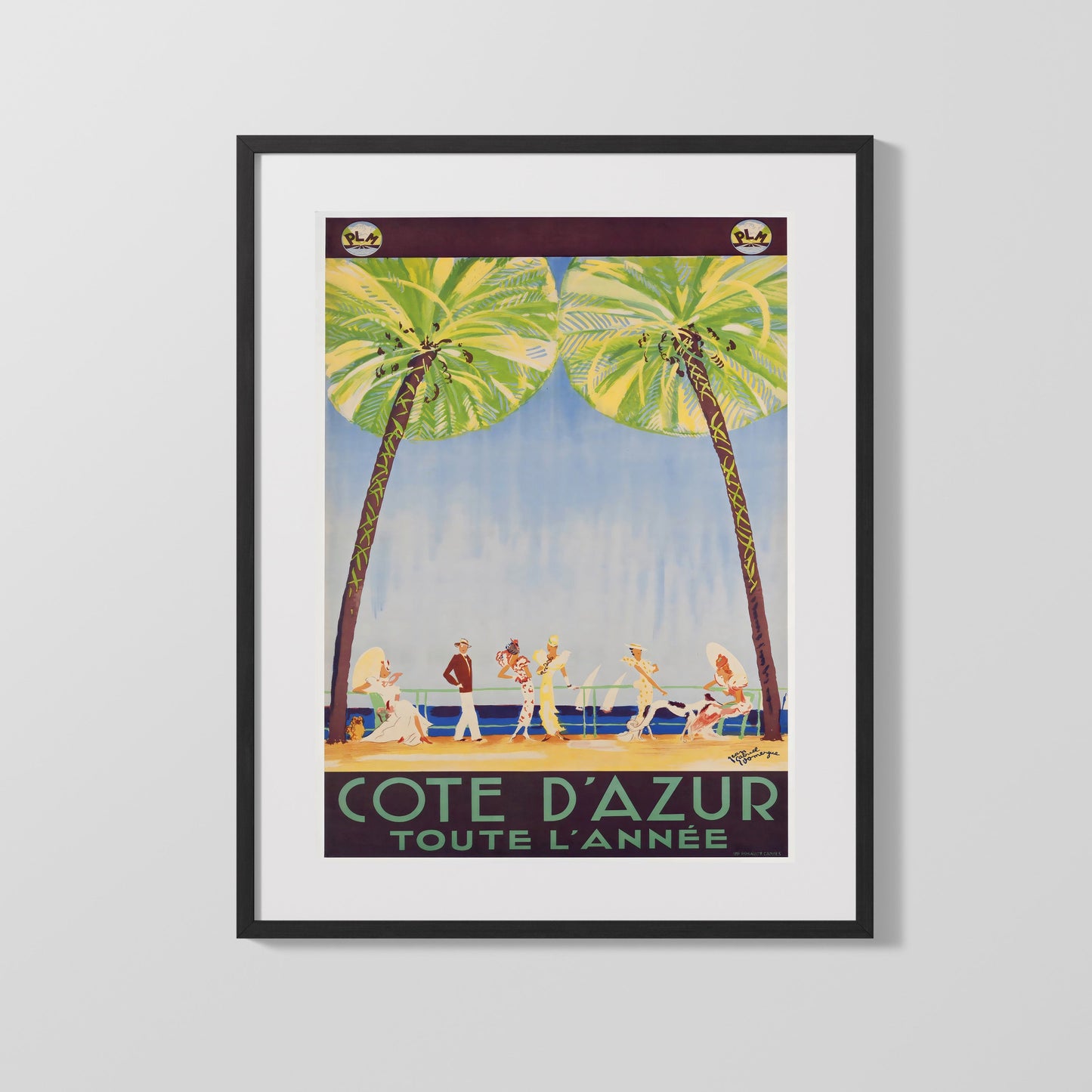 Classic Travel Poster - Berlin - Brandenburg Gate