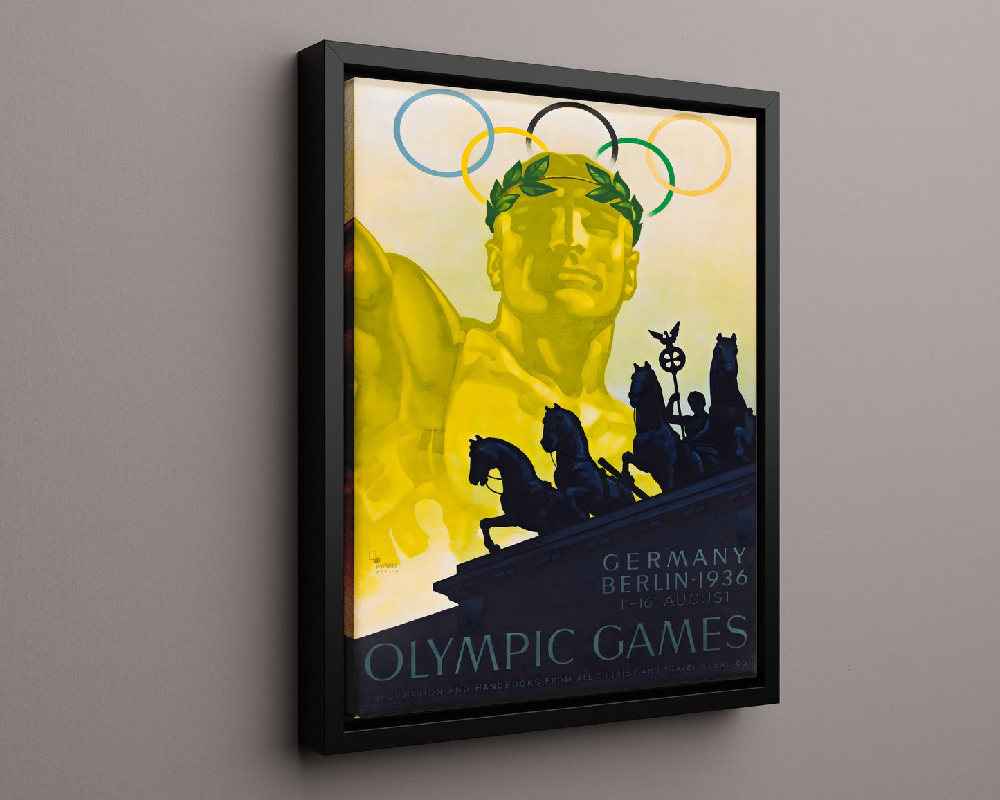 Classic Travel Poster - Berlin - OlympicGames1936