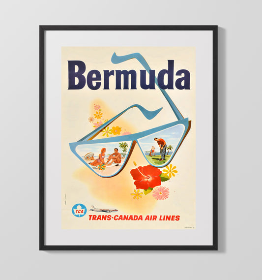 Bermuda Trans Canada Airlines - Travel - 16x20 Gallery Frame