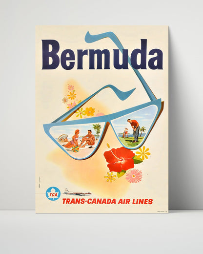 Classic Travel Unframed Poster -  Bermuda - Trans Canada Airlines