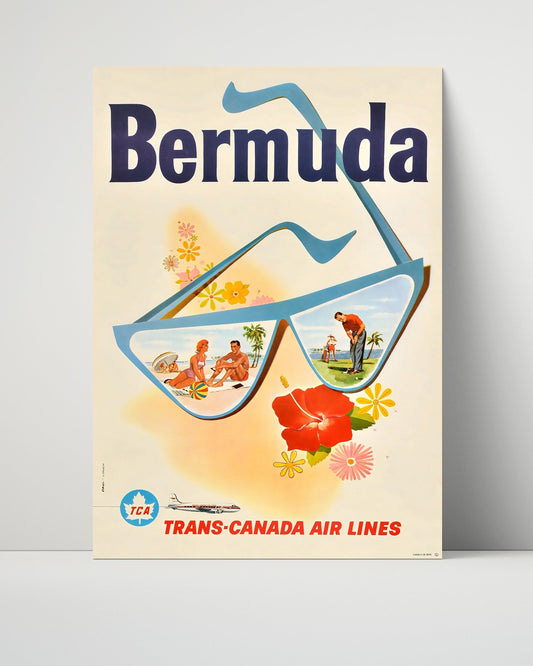 Classic Travel Unframed Poster -  Bermuda - Trans Canada Airlines