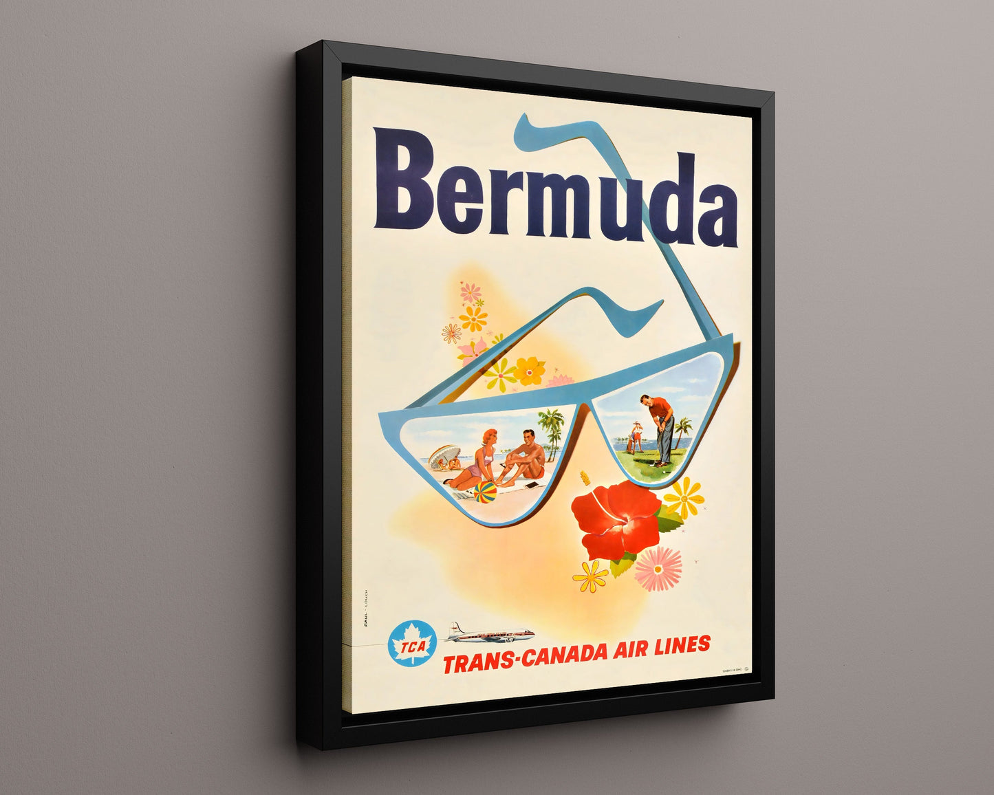 Classic Travel Poster - Bermuda - Trans Canada Airlines