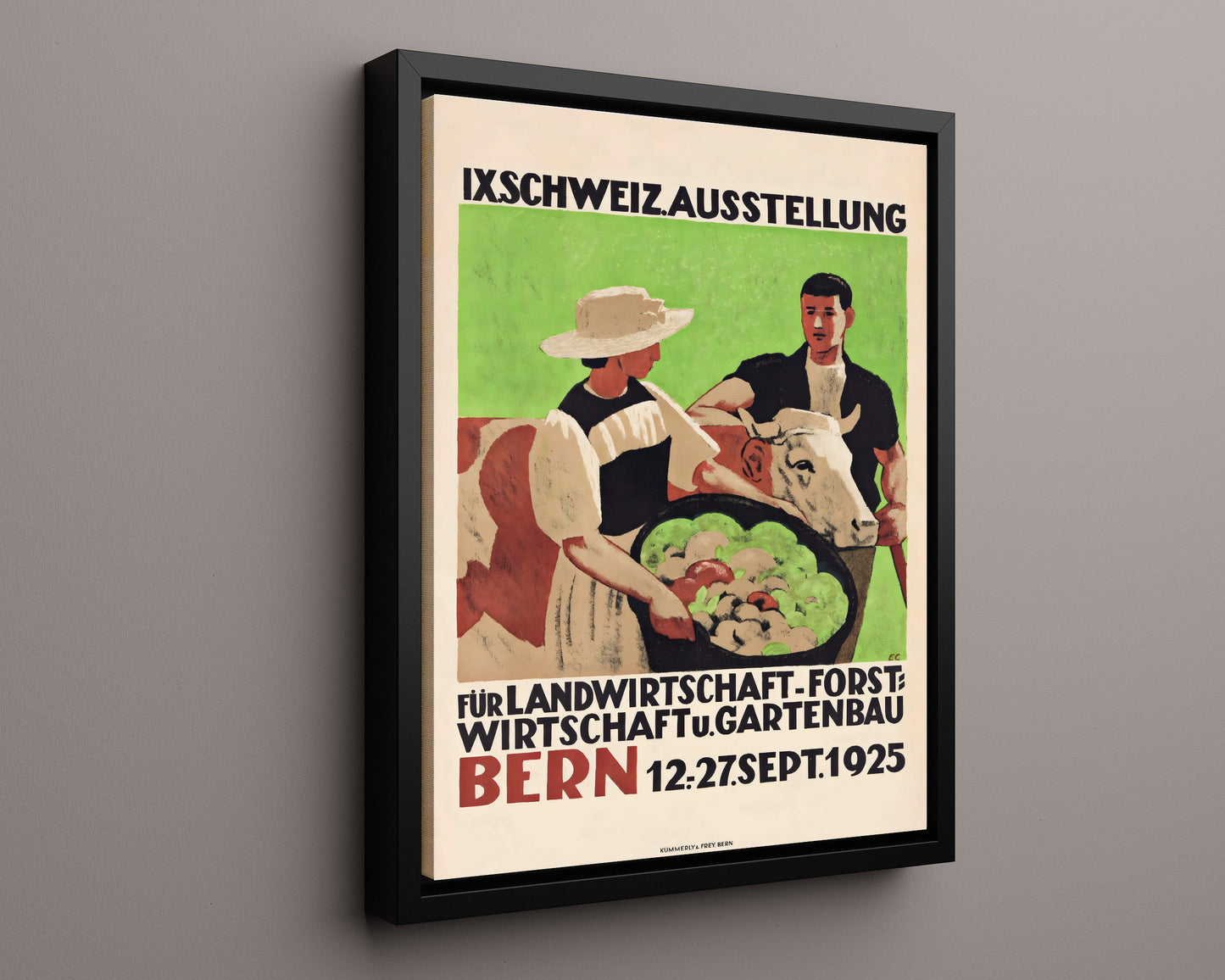 Classic Travel Poster - Bern - Agriculture Expo