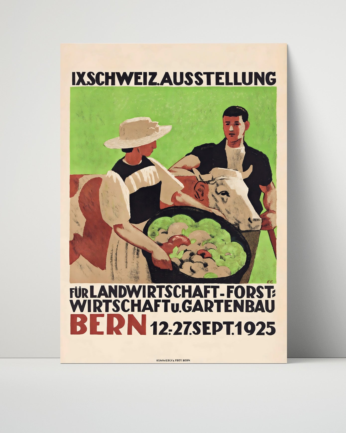 Classic Travel Poster - Bern - Agriculture Expo