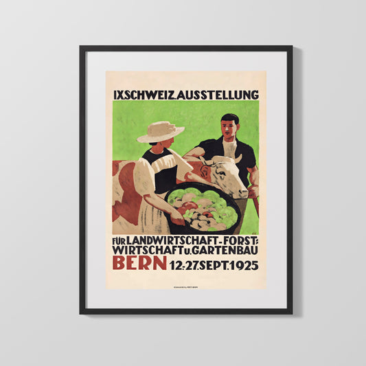 Classic Travel Poster - Bern - Agriculture Expo