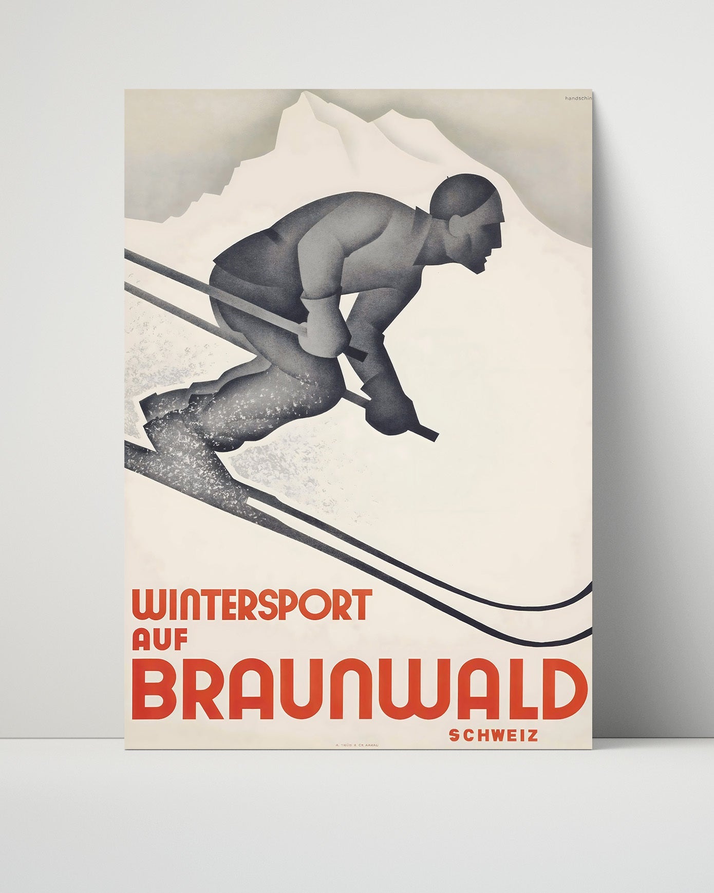 Classic Travel Poster - Braunwald
