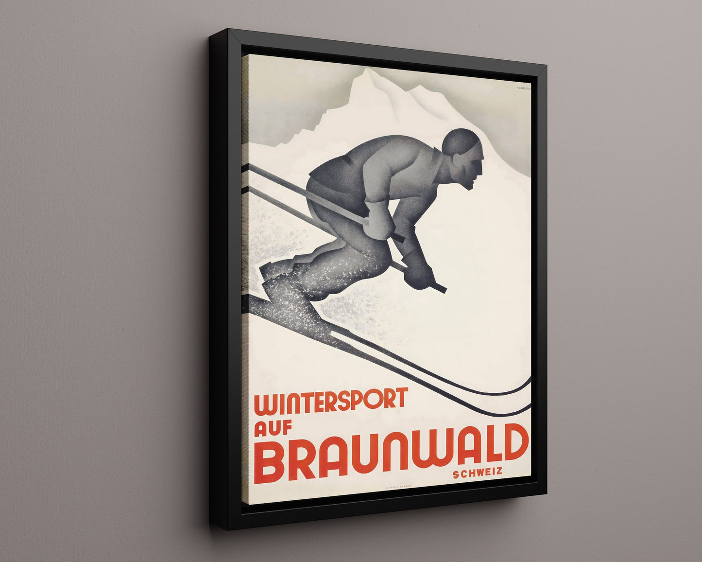 Classic Travel Poster - Braunwald