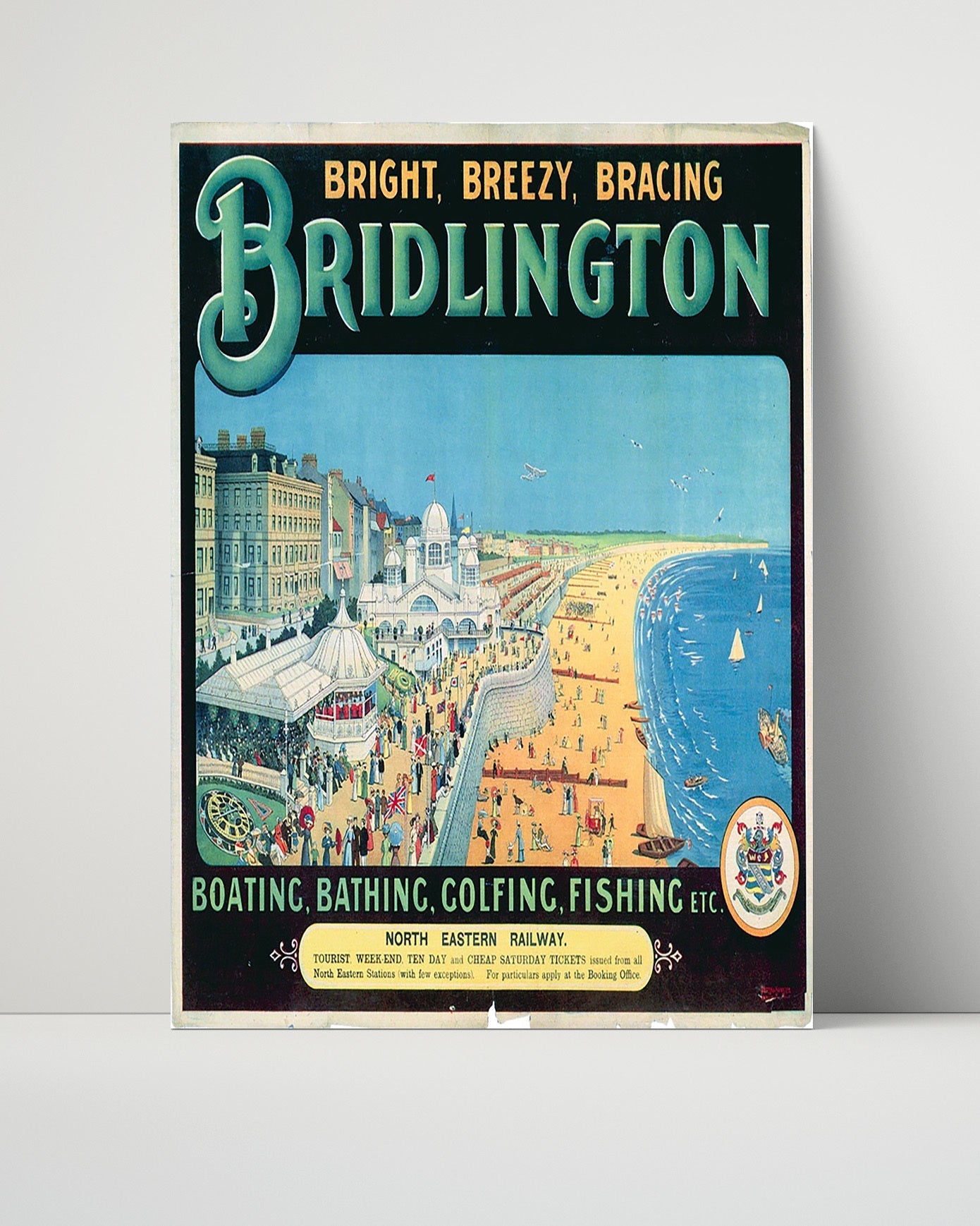 Classic Travel Unframed Poster -  Bridlington - Seaside Promenade