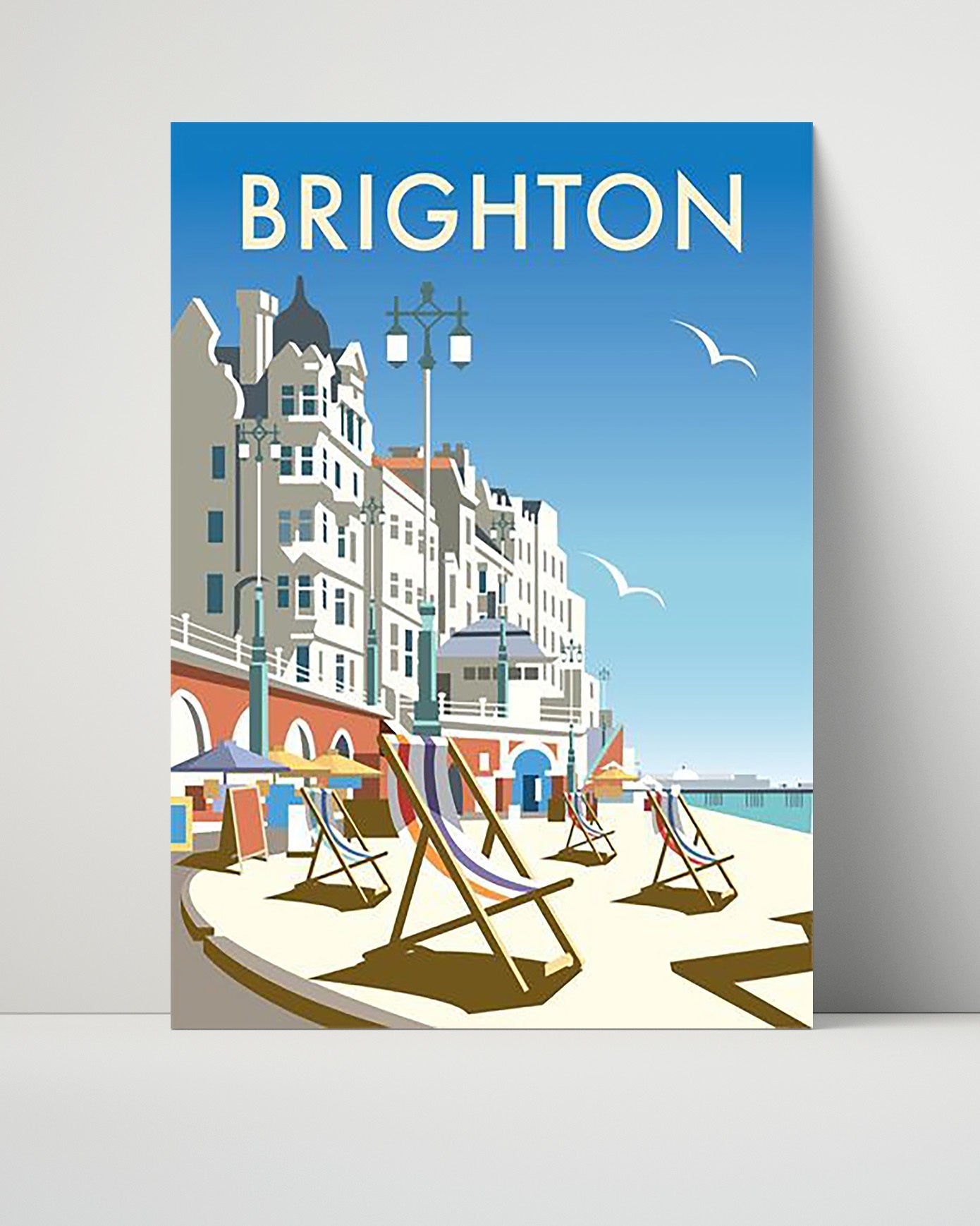 Classic Travel Poster - Brighton - Seaside
