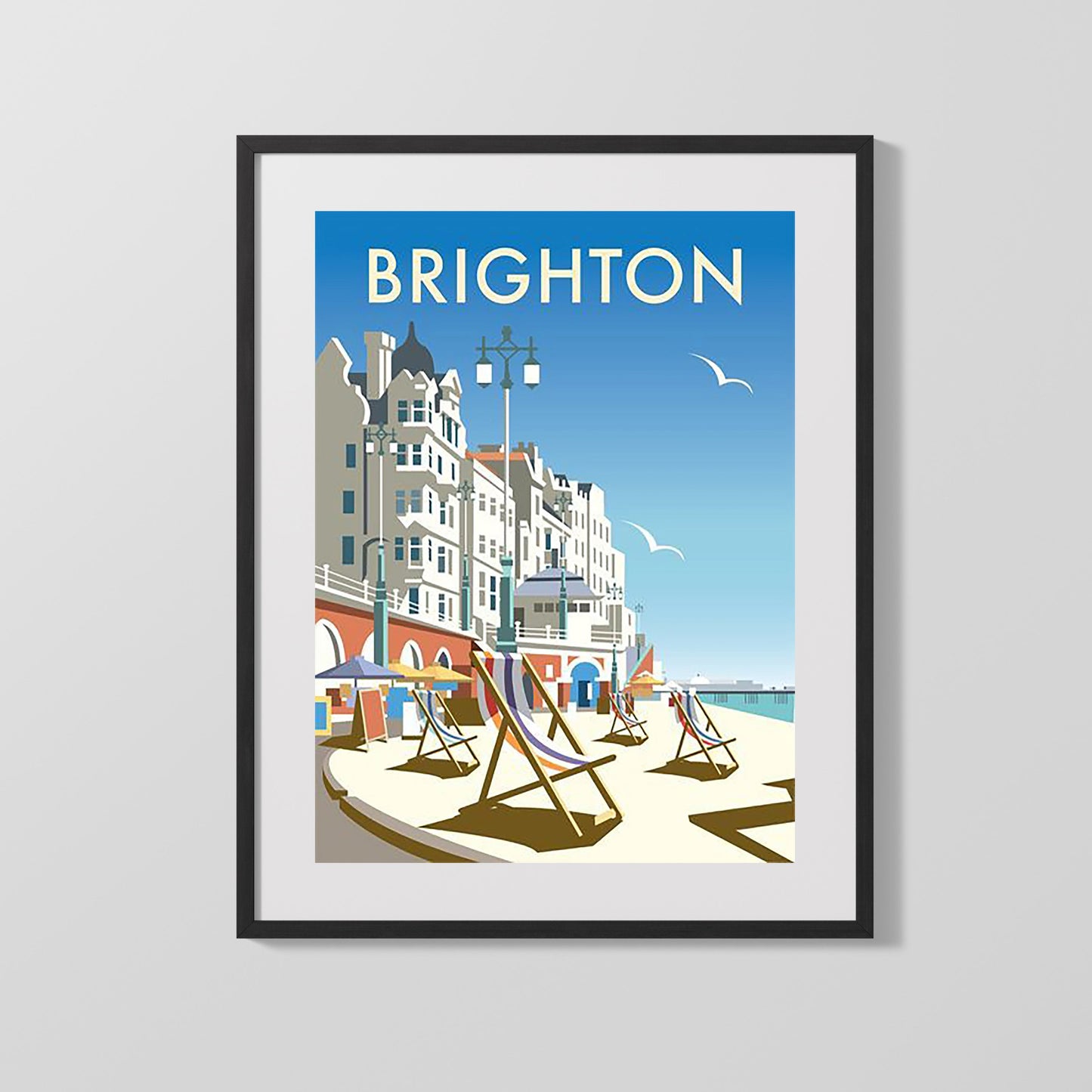 Classic Travel Poster - Brighton - Seaside
