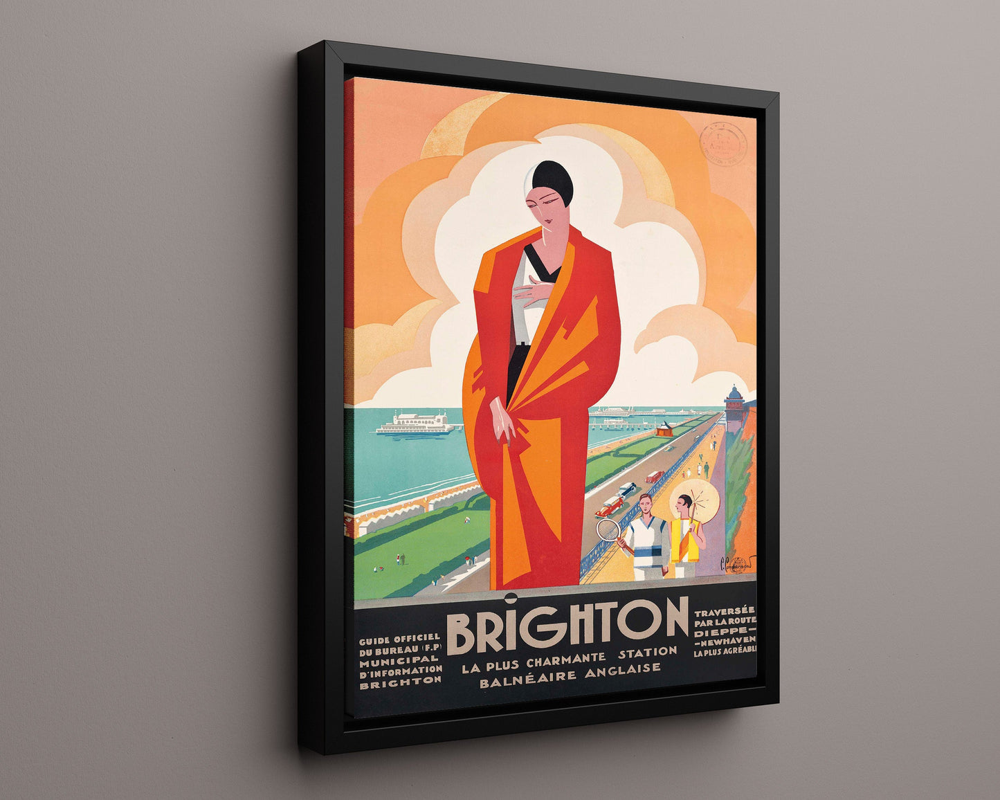 Classic Travel Poster - Brighton - Train
