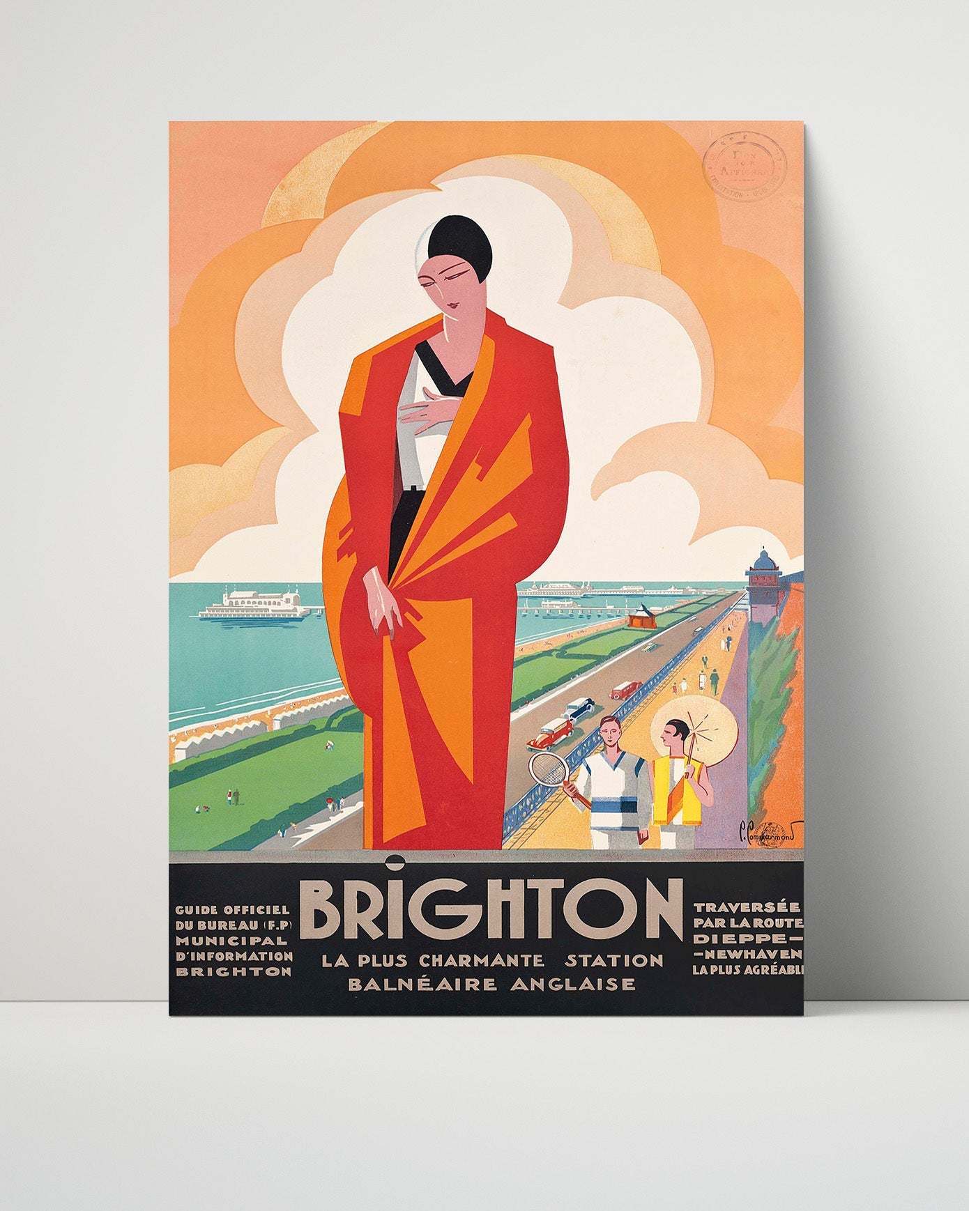 Classic Travel Poster - Brighton - Train