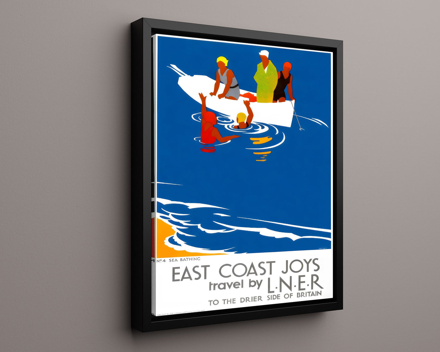 Classic Travel Poster - Britain - East Coast Joys