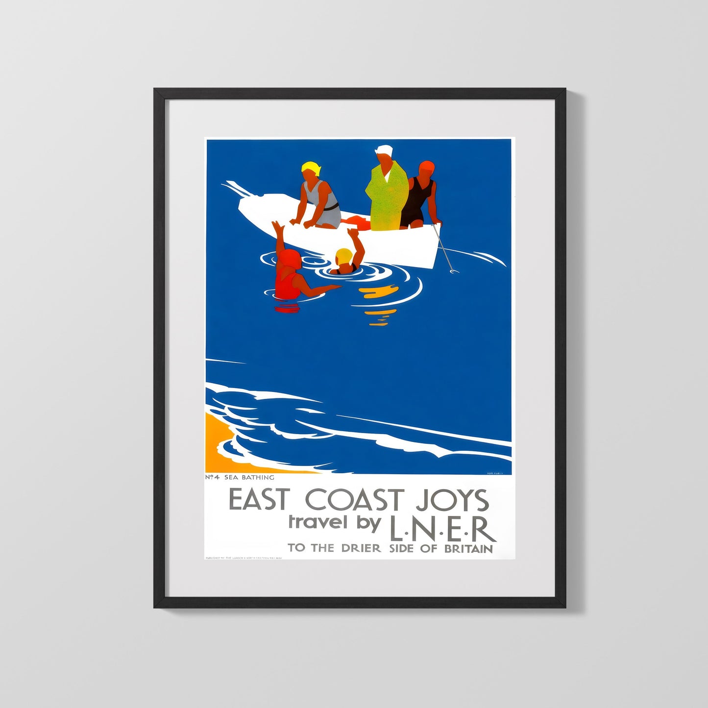 Classic Travel Poster - Britain - East Coast Joys