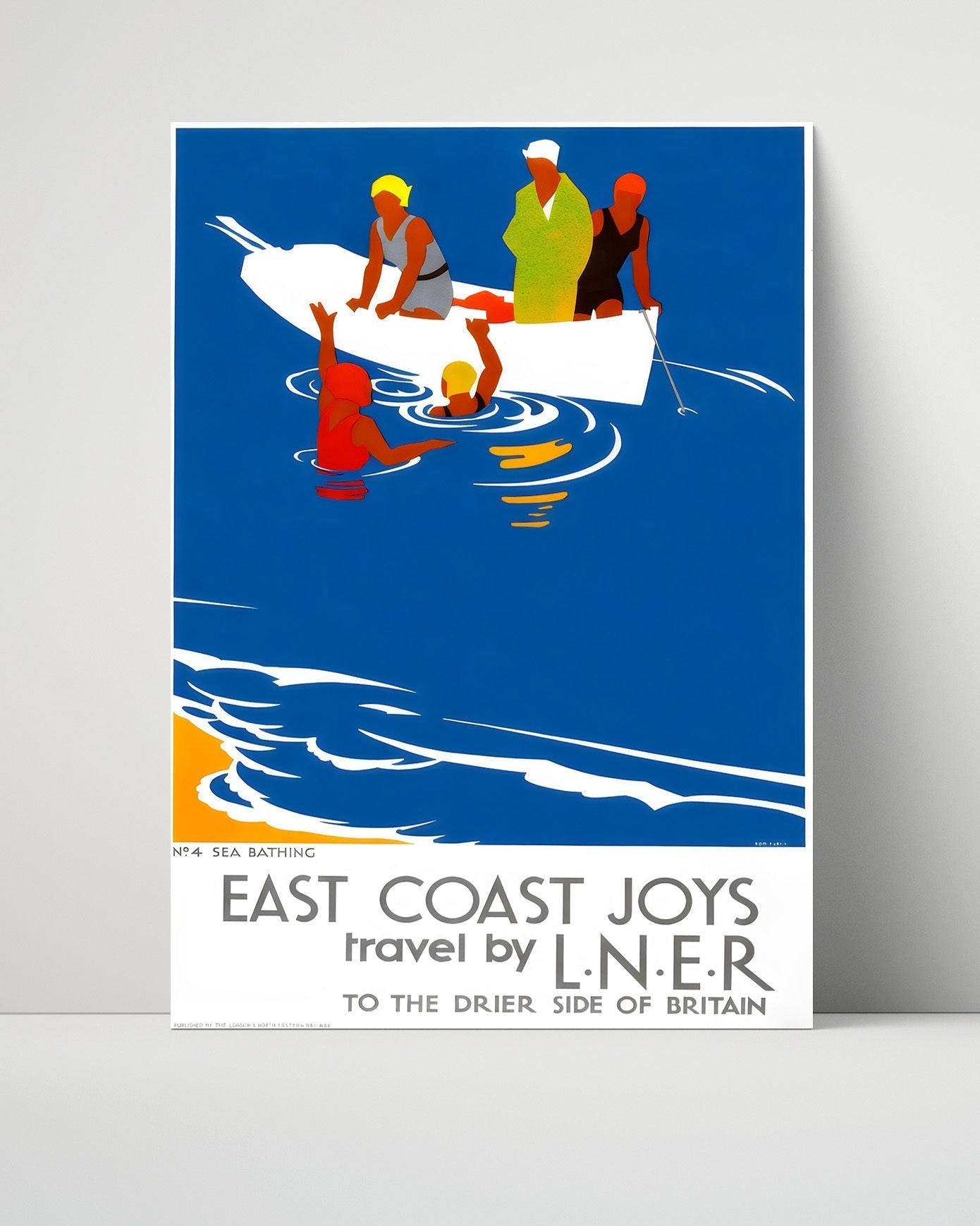 Classic Travel Unframed Poster -  Britain - East Coast Joys