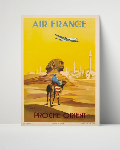 Classic Travel Unframed Poster -  Cairo - Air France Orient