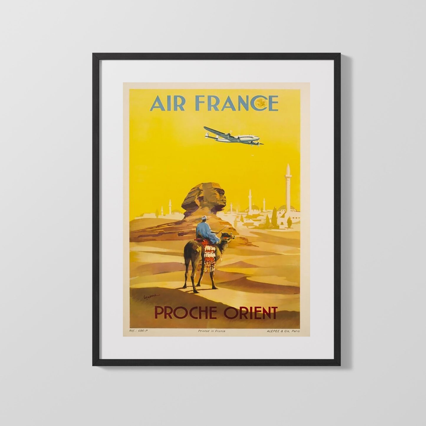 Classic Travel Poster - Cairo - Air France Orient