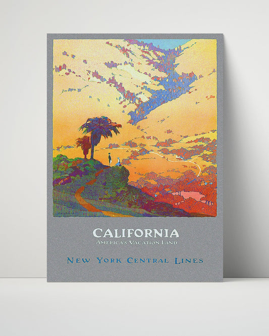 Classic Travel Unframed Poster -  California - Vacation Land