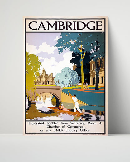 Classic Travel Unframed Poster -  Cambridge - LNER Railway