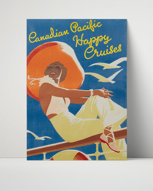 Classic Travel Unframed Poster -  Canada - Canadian Pacific Cruise Ship