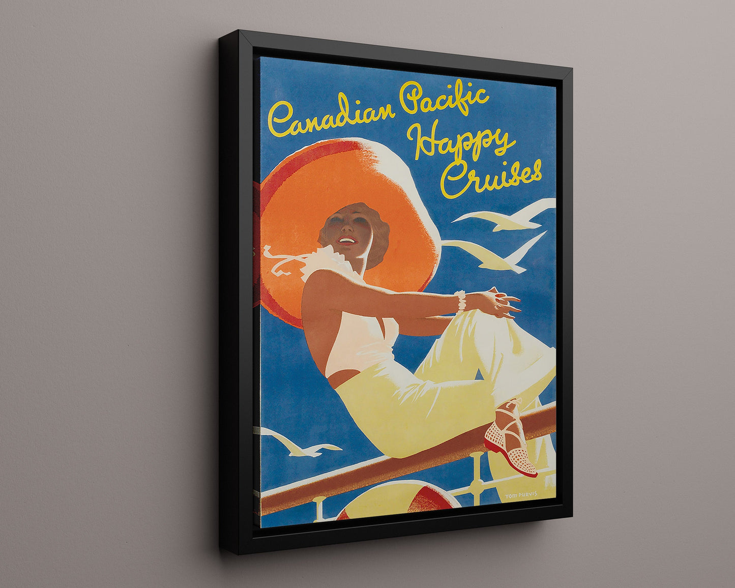 Classic Travel Poster - Canada - Canadian Pacific Cruise Ship