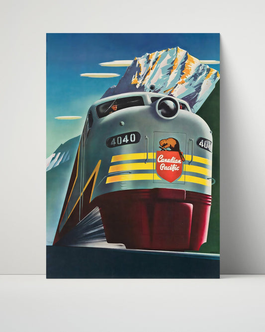Classic Travel Unframed Poster -  Canada - Canadian Pacific Train