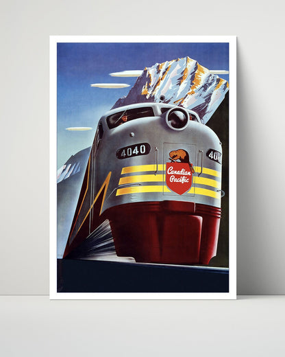 Classic Travel Unframed Poster -  Canada - Pacific Railway