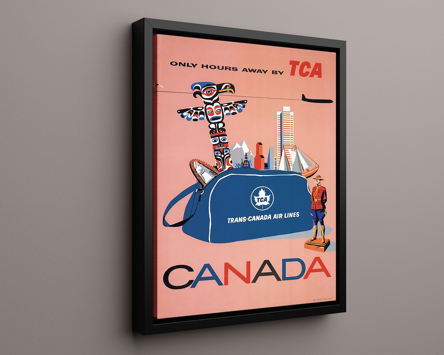 Classic Travel Poster - Canada - TCA Airlines