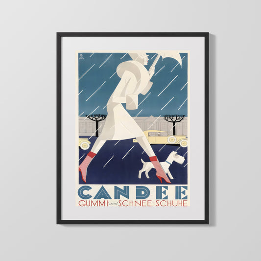 Classic Travel Poster - Candee - Winter Fashion