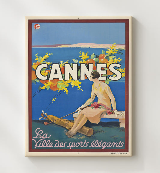 Cannes Sports Elegants - Travel - 20x24 Canvas