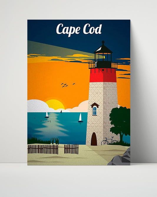 Classic Travel Unframed Poster -  Cape Town - Table Mountain and Penguins