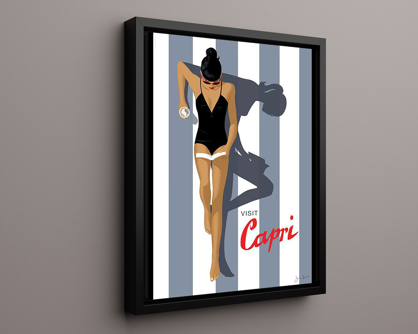 Classic Travel Poster - Capri - Italy