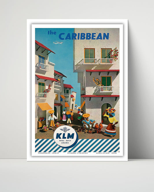 Classic Travel Unframed Poster -  Caribbean - Ocean Liner