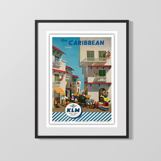 Classic Travel Poster - Caribbean - Ocean Liner