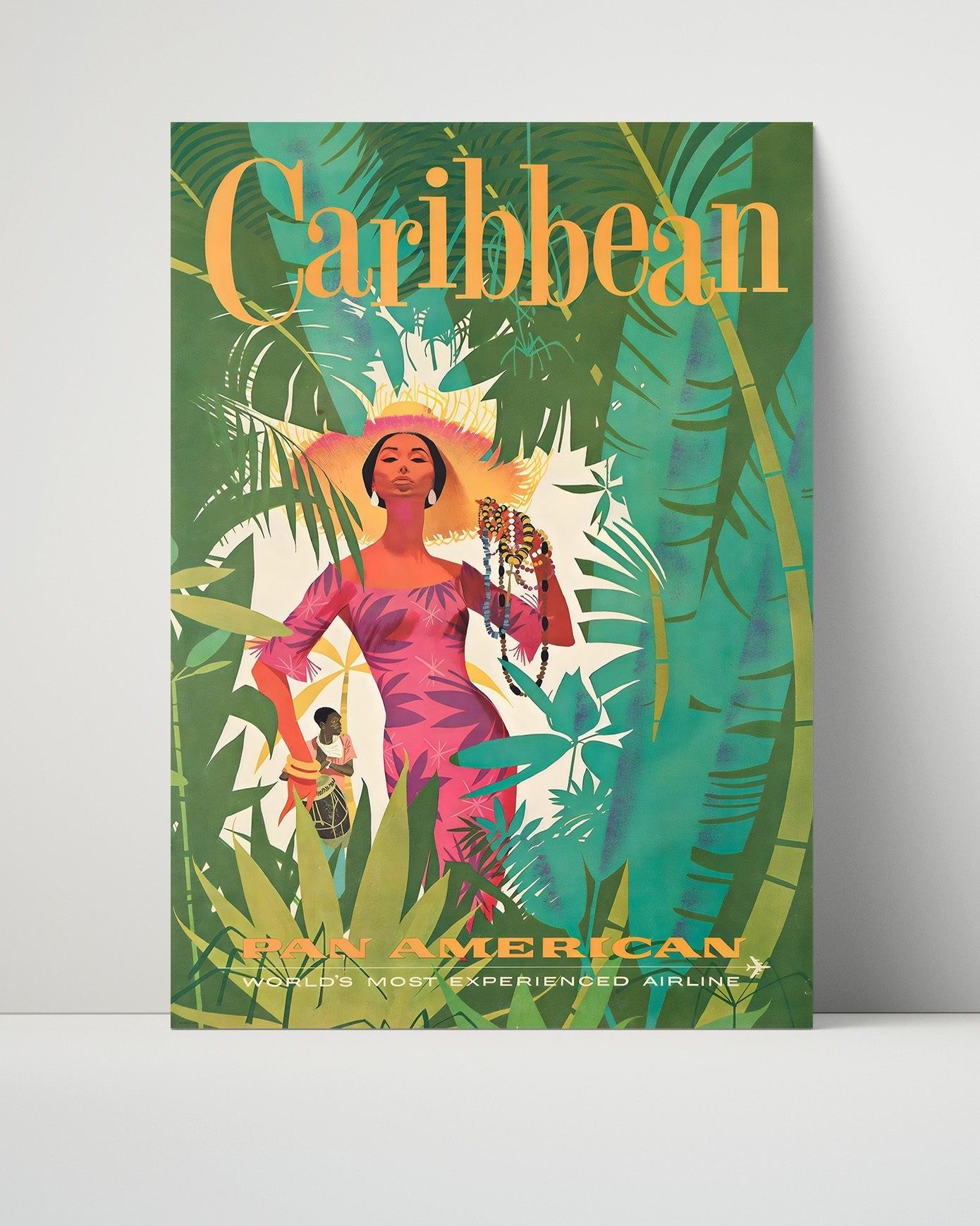 Classic Travel Poster - Caribbean - PanAm