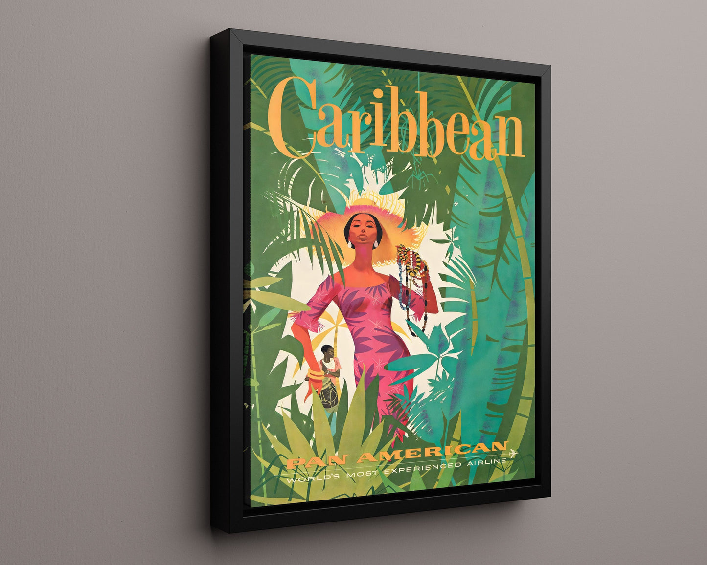 Classic Travel Poster - Caribbean - PanAm
