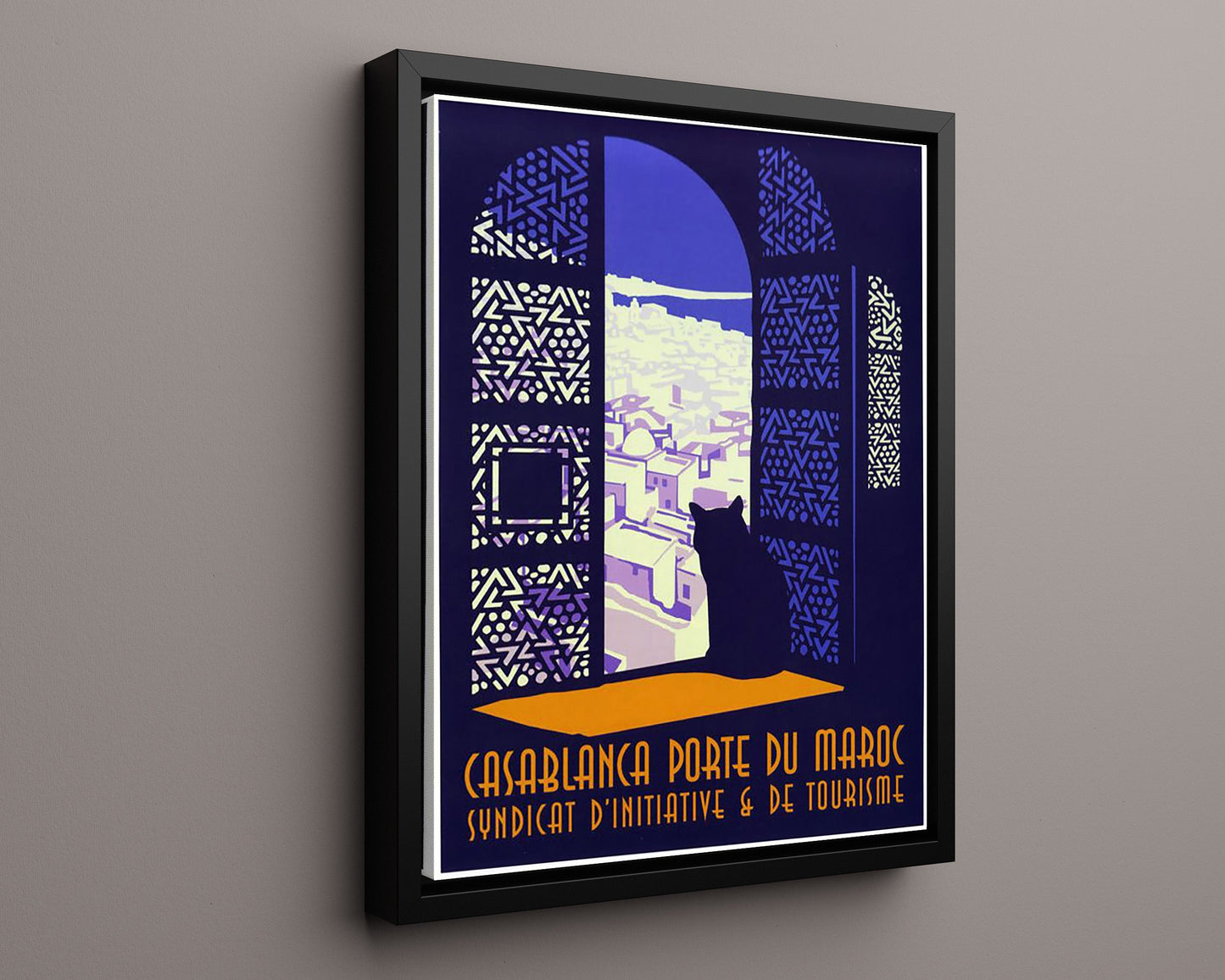 Classic Travel Poster - Casablanca - Porte du Maroc