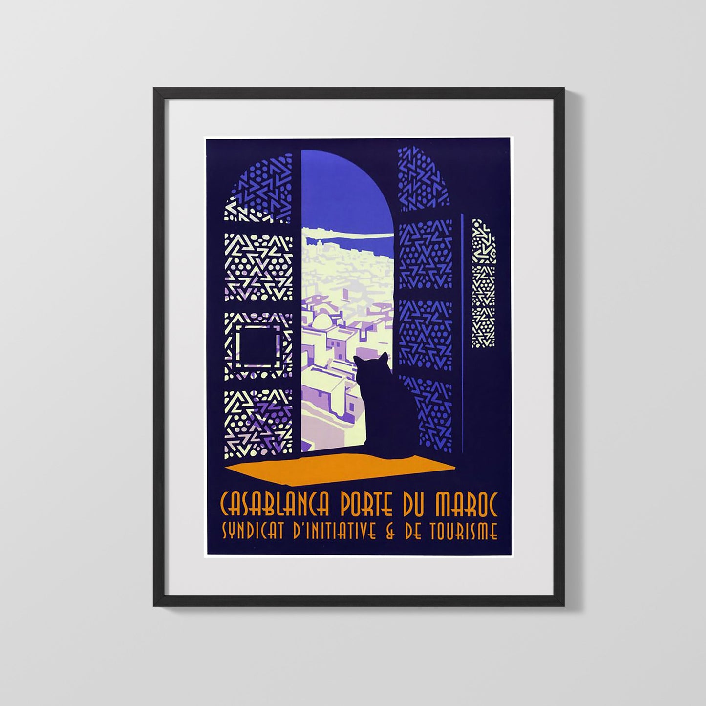 Classic Travel Poster - Casablanca - Porte du Maroc