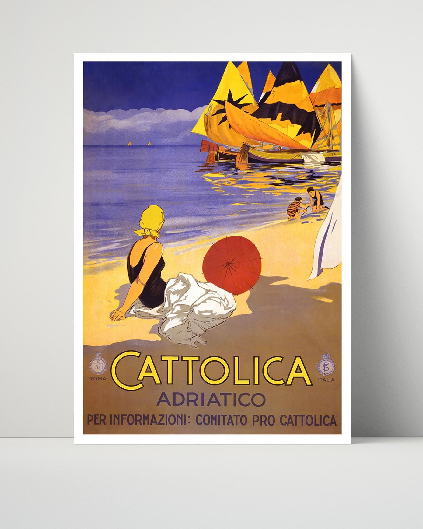 Classic Travel Poster - Cattolica - Adriatic Coast