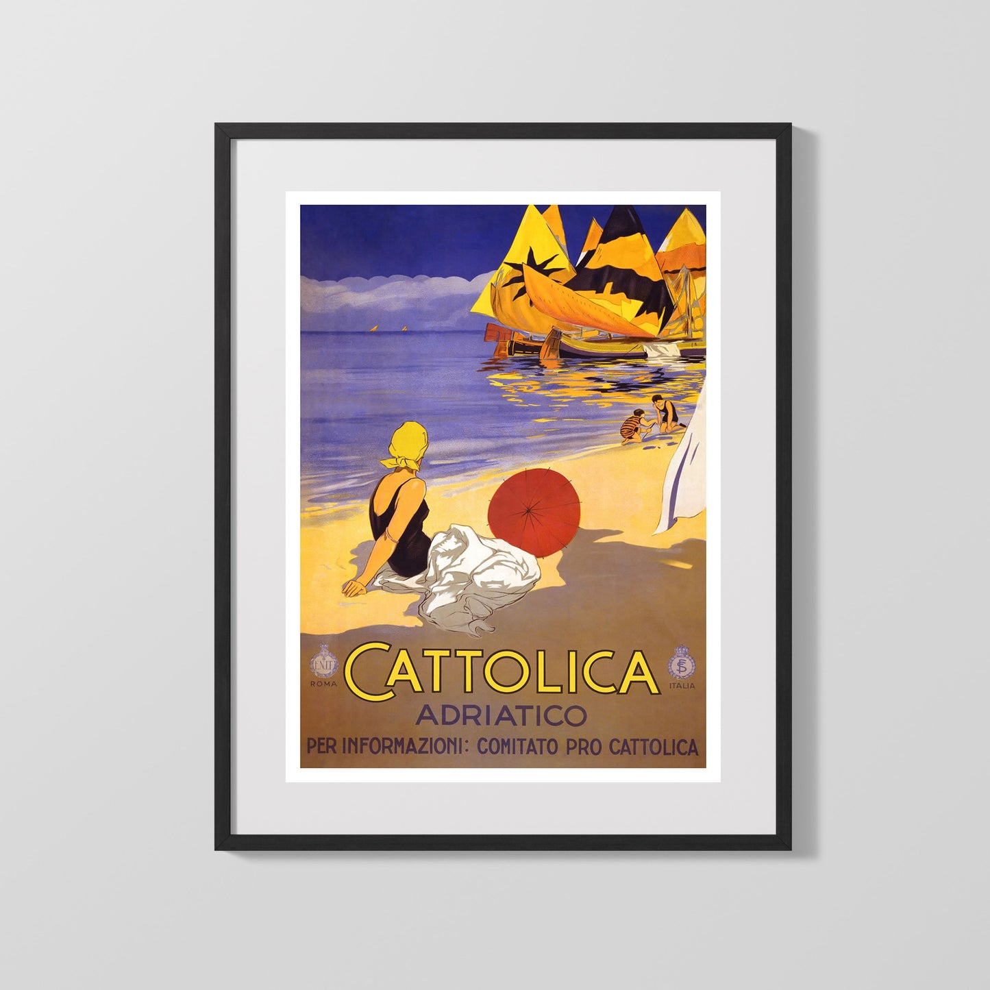 Classic Travel Poster - Cattolica - Adriatic Coast