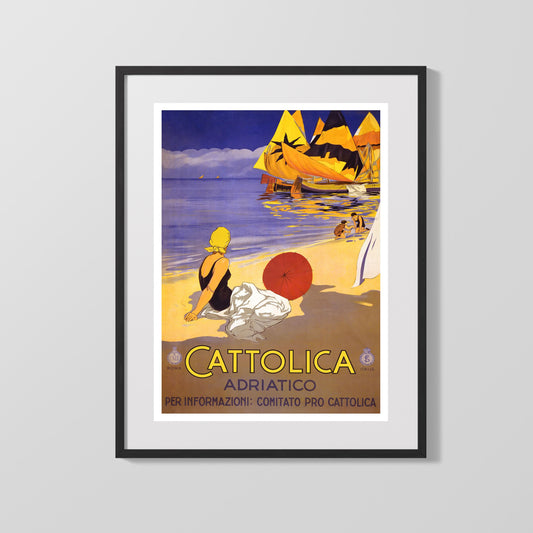 Classic Travel Poster - Cattolica - Adriatic Coast