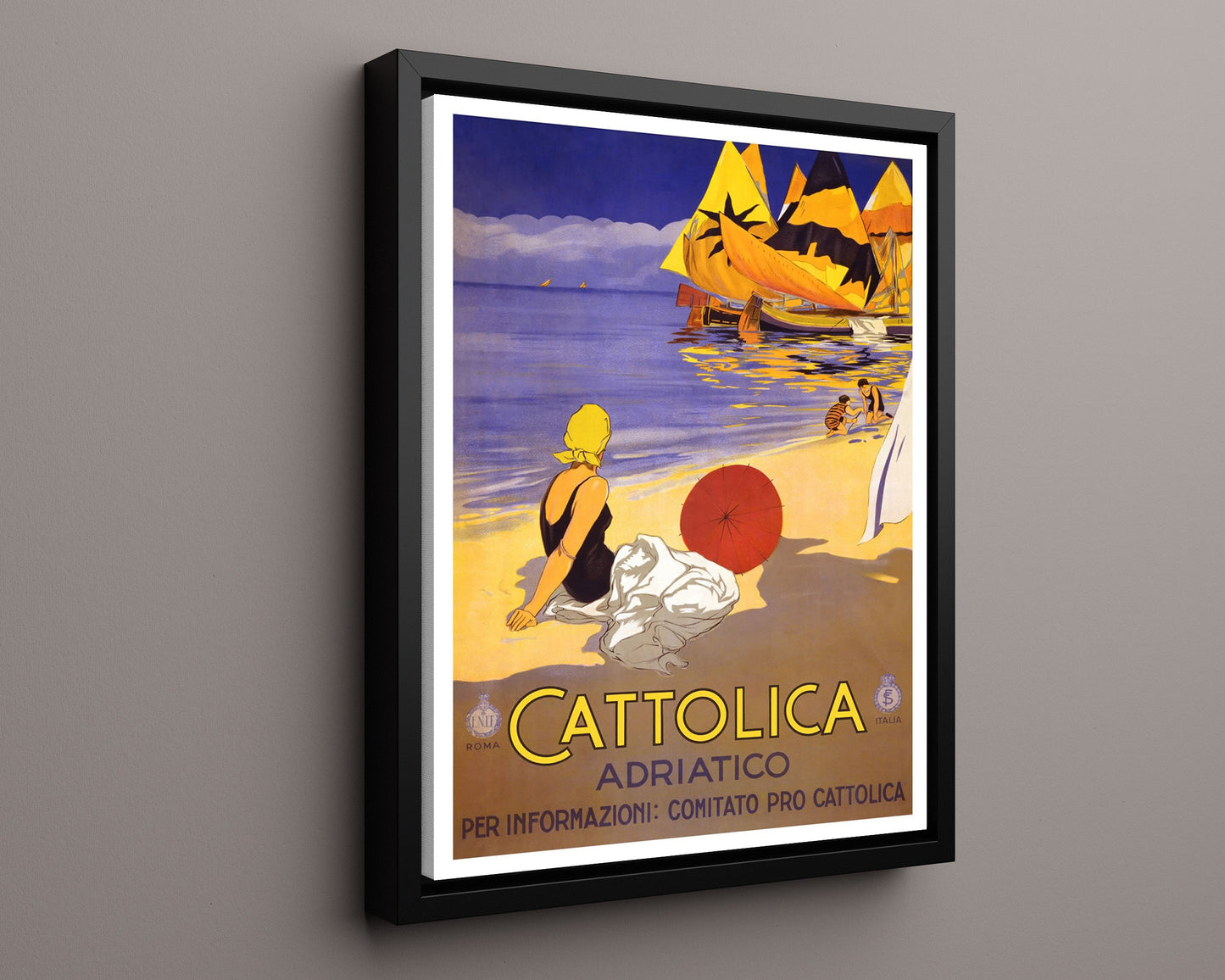 Classic Travel Poster - Cattolica - Adriatic Coast