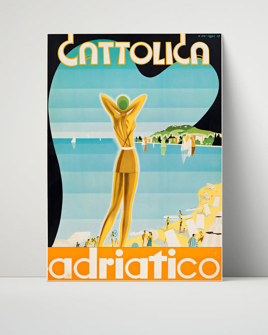 Classic Travel Unframed Poster -  Cattolica - Adriatico