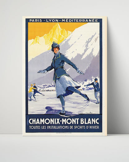 Classic Travel Unframed Poster -  Chamonix - Mont Blanc