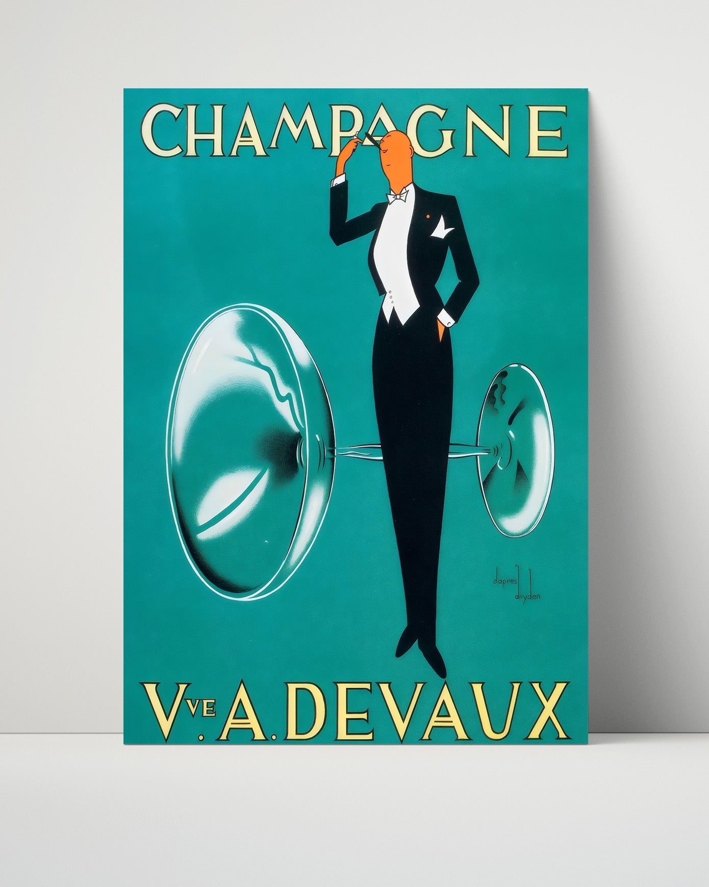 Classic Travel Unframed Poster -  Champagne - Veuve A. Devaux